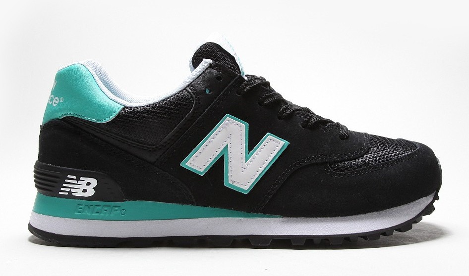 new balance noir et turquoise